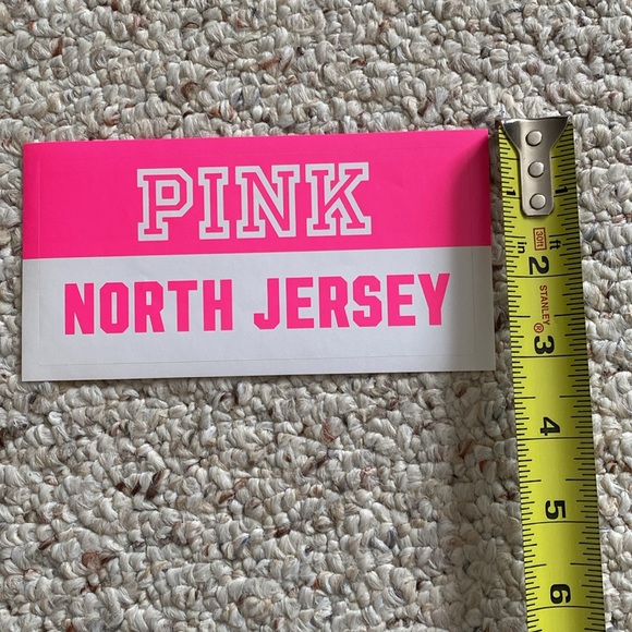 💕VS PINK NORTH JERSEY STICKER Victoria secret nj sexy lingerie decal - Picture 5 of 6